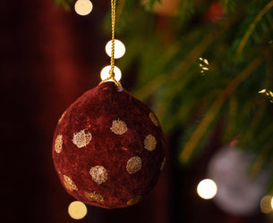 Dotty Christmas Bauble Set of 6